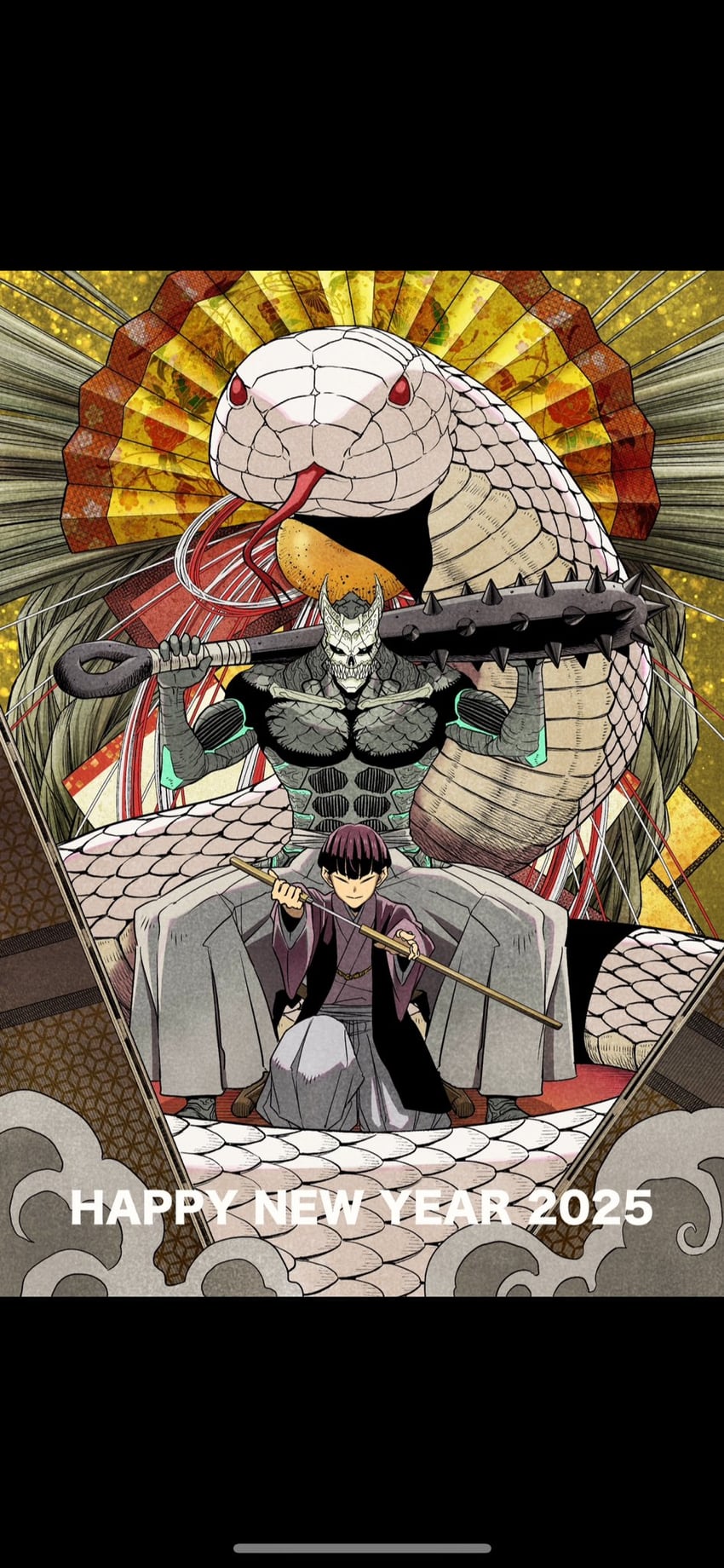 hoshina soshiro and hibino kafka (kaijuu no. 8) drawn by matsumoto_naoya