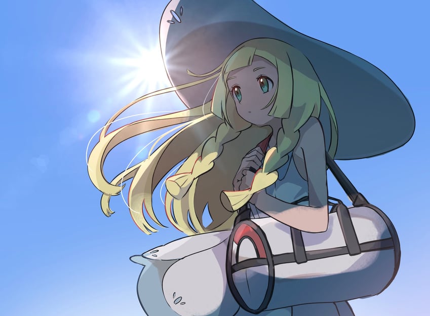 lillie (pokemon and 1 more) drawn by anzu_(01010611)