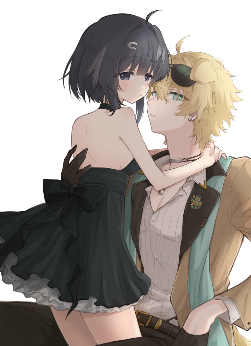 la pluma and tequila (arknights and 1 more) drawn by yoshikichi