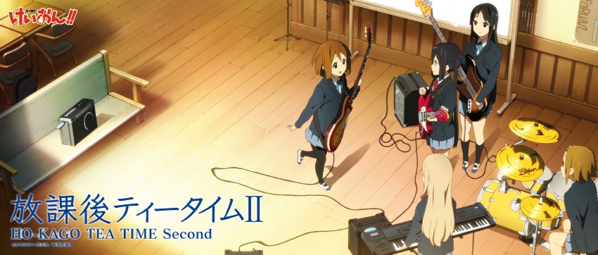 akiyama mio, nakano azusa, hirasawa yui, tainaka ritsu, and kotobuki tsumugi (k-on!) drawn by horiguchi_yukiko