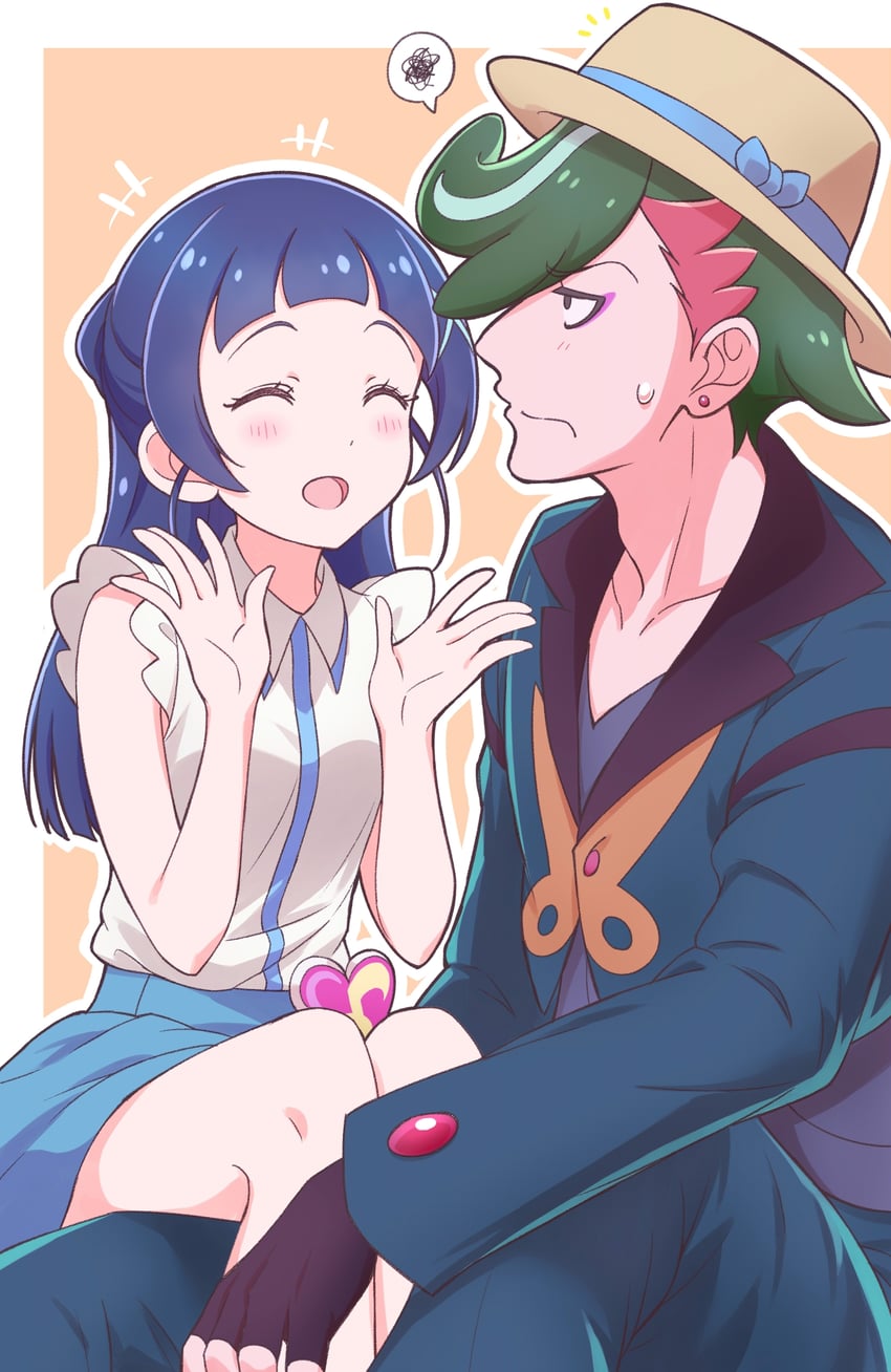 aokaze nana and zakkuri (precure and 1 more) drawn by kyoutsuugengo