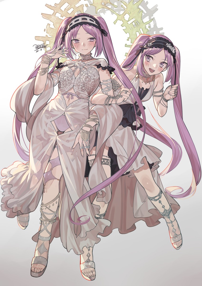 euryale and stheno (fate and 1 more) drawn by nao_(syn_eaa)