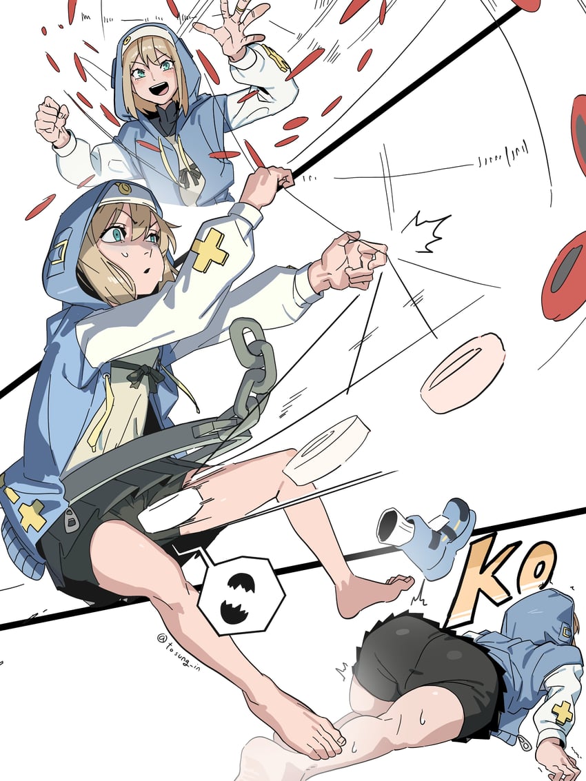 bridget (guilty gear and 1 more) drawn by tosung_in
