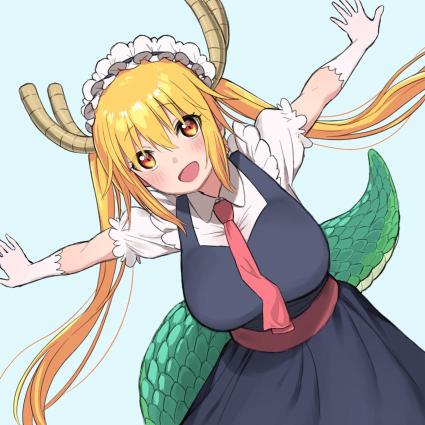 tohru (kobayashi-san chi no maidragon) drawn by nishikino_kee