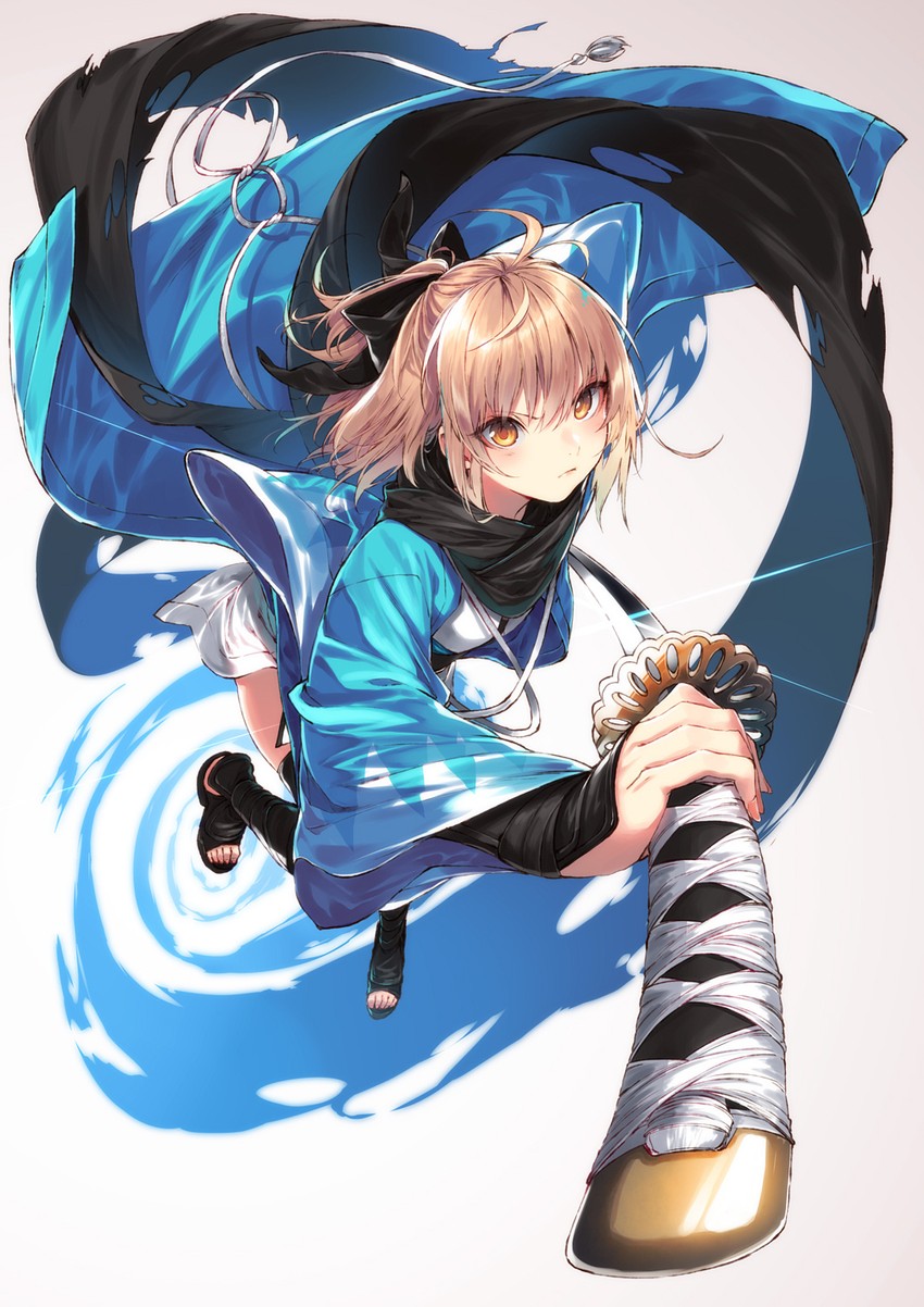 okita souji (fate and 2 more) drawn by kuwashima_rein