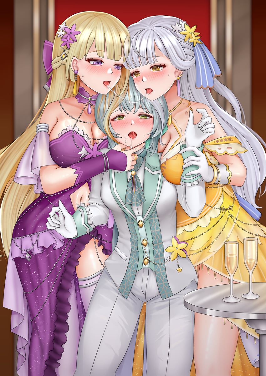 kon kanaho, miyagawa takane, and toki kureha (assault lily) drawn by imai_tomohiro