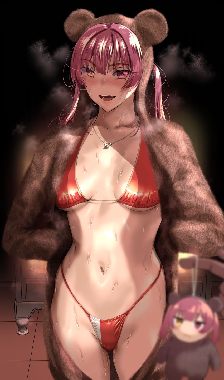 houshou marine and houshou kumarine (hololive) drawn by sen_(sansui)