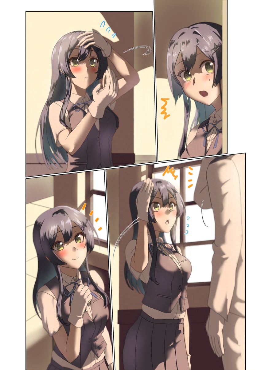 admiral, oyashio, and oyashio kai ni (kantai collection) drawn by mrdotd