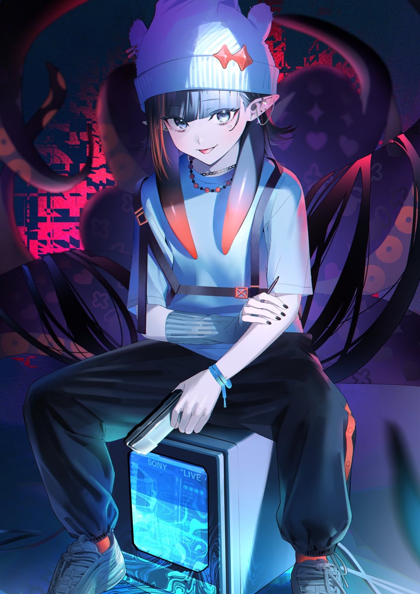 ninomae ina'nis (hololive and 1 more) drawn by whoami_(sok_0000)
