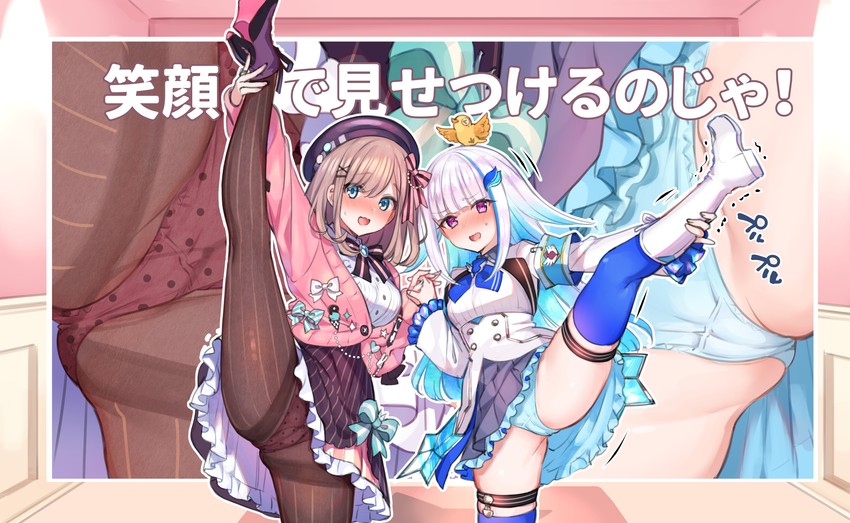 lize helesta and suzuhara lulu (nijisanji) drawn by mankai_kaika