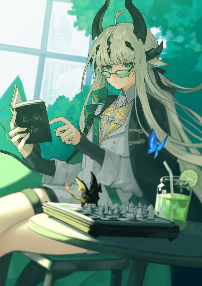 reed (arknights and 1 more) drawn by miike_(992058)
