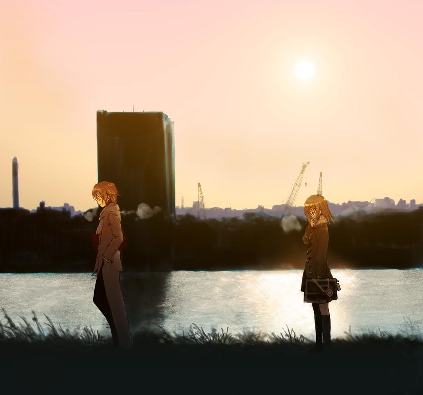 kurihara touko and kida tokinori (tenshi no inai 12-gatsu)