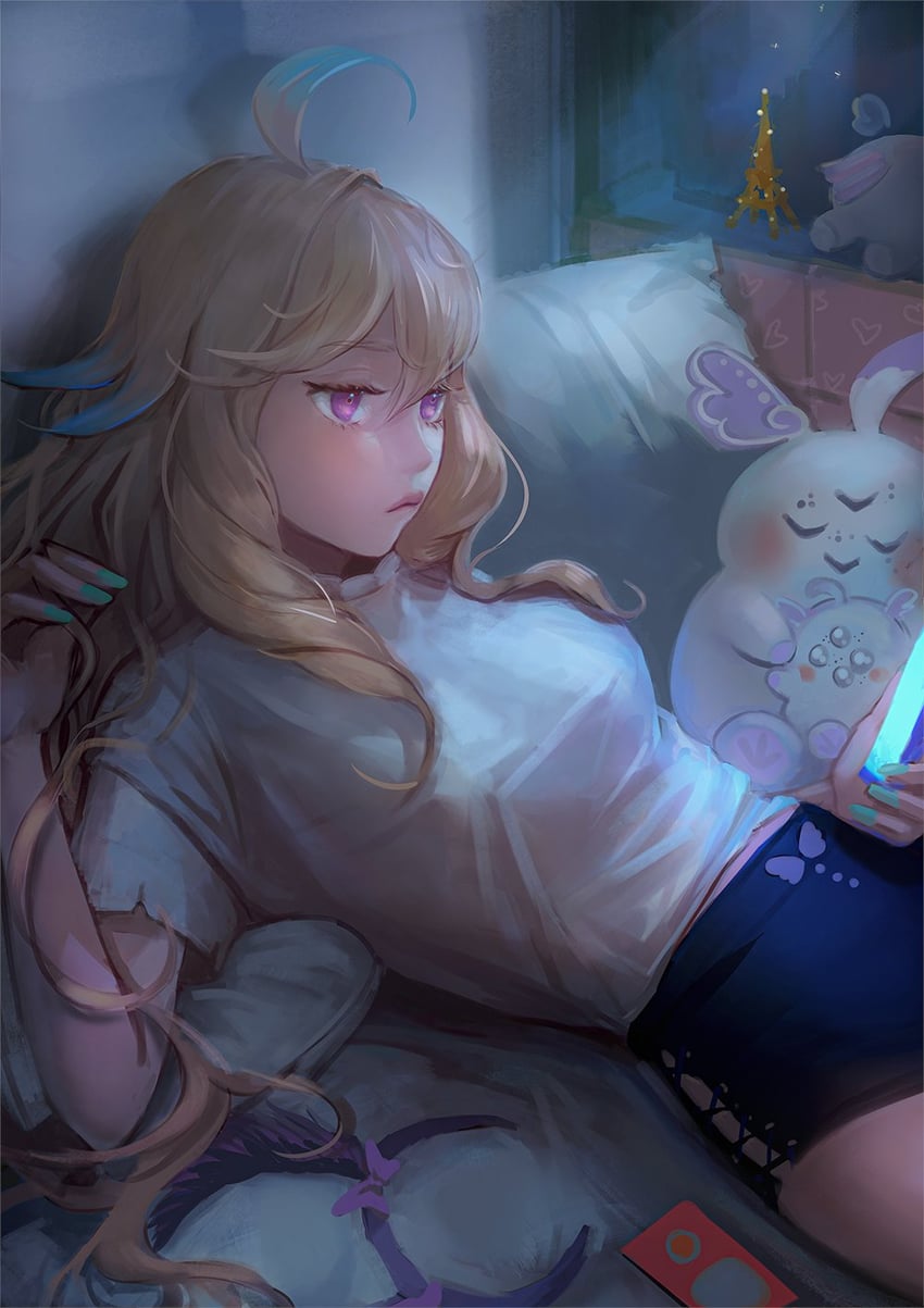 enna alouette and aloupeep (nijisanji and 1 more) drawn by urad0ra