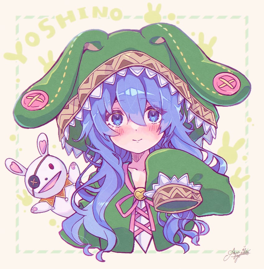 himekawa yoshino and yoshinon (date a live) drawn by aznyamo