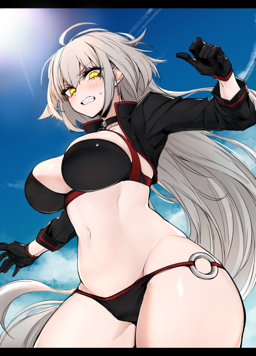 jeanne d'arc alter (fate and 1 more) drawn by j.k.