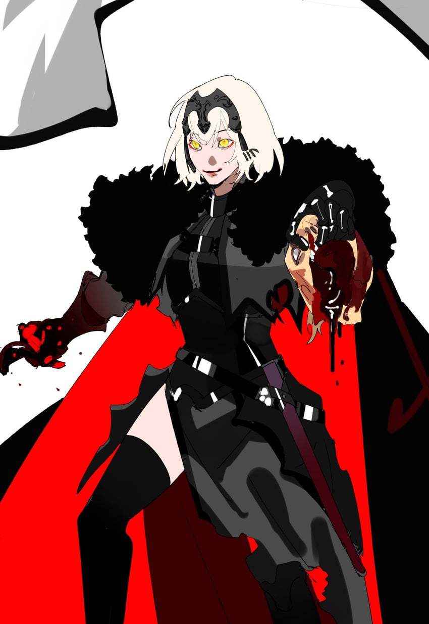 jeanne d'arc alter (fate and 1 more) drawn by whaaa000