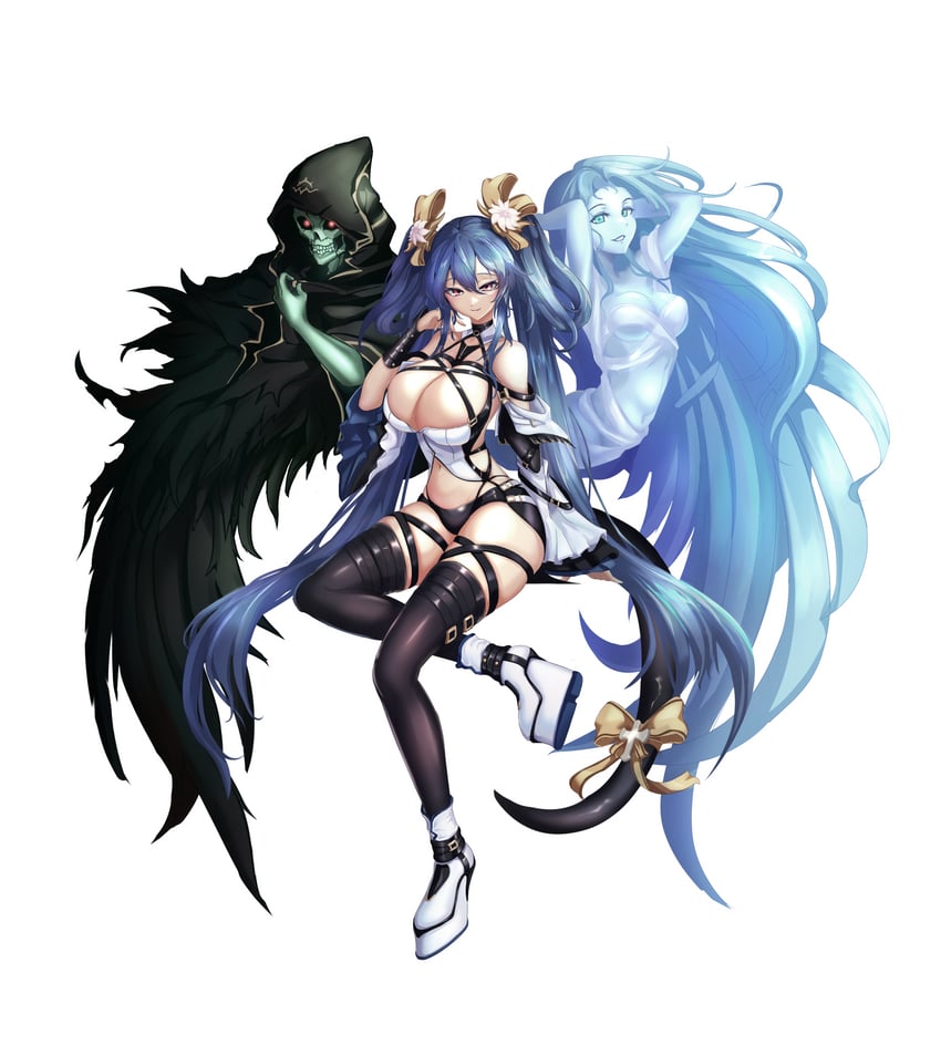 dizzy, necro, and undine (guilty gear and 1 more) drawn by rolingblade