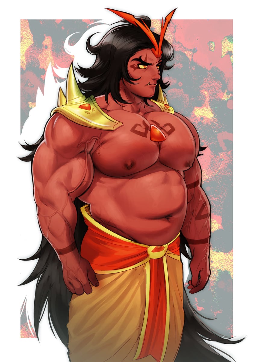 burning spice cookie (cookie run and 1 more) drawn by nifast_(greentail)