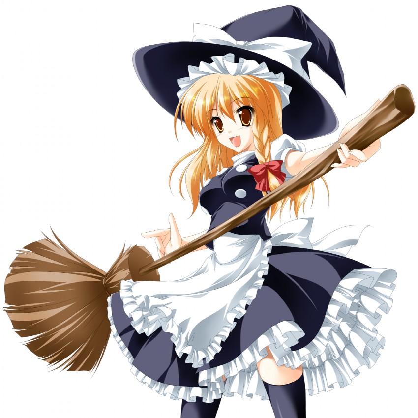 kirisame marisa (touhou) drawn by kamiya_tomoe
