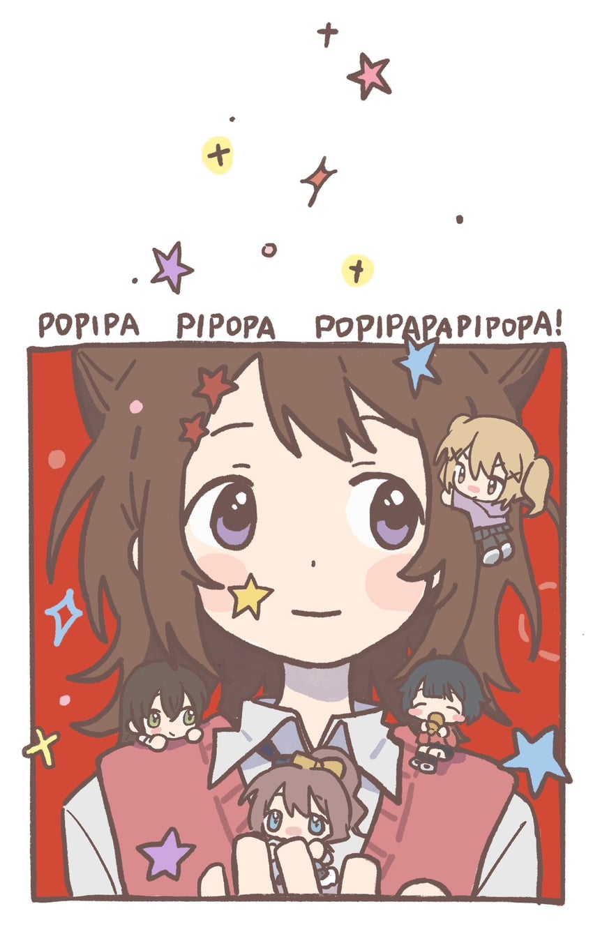 ichigaya arisa, toyama kasumi, hanazono tae, yamabuki saya, and ushigome rimi (bang dream!) drawn by nihiru0513