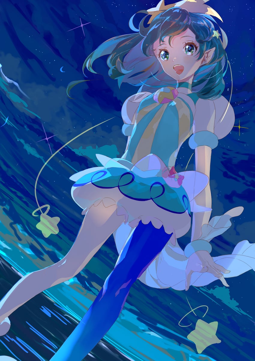 hagoromo lala and cure milky (precure and 1 more) drawn by seika_(yuimarutoka0219)