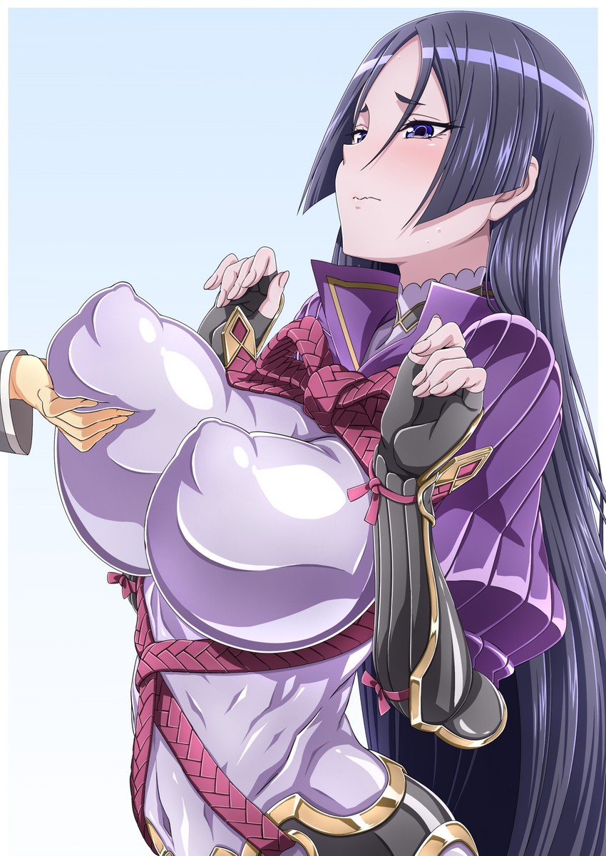 minamoto no raikou (fate and 1 more) drawn by j.h.