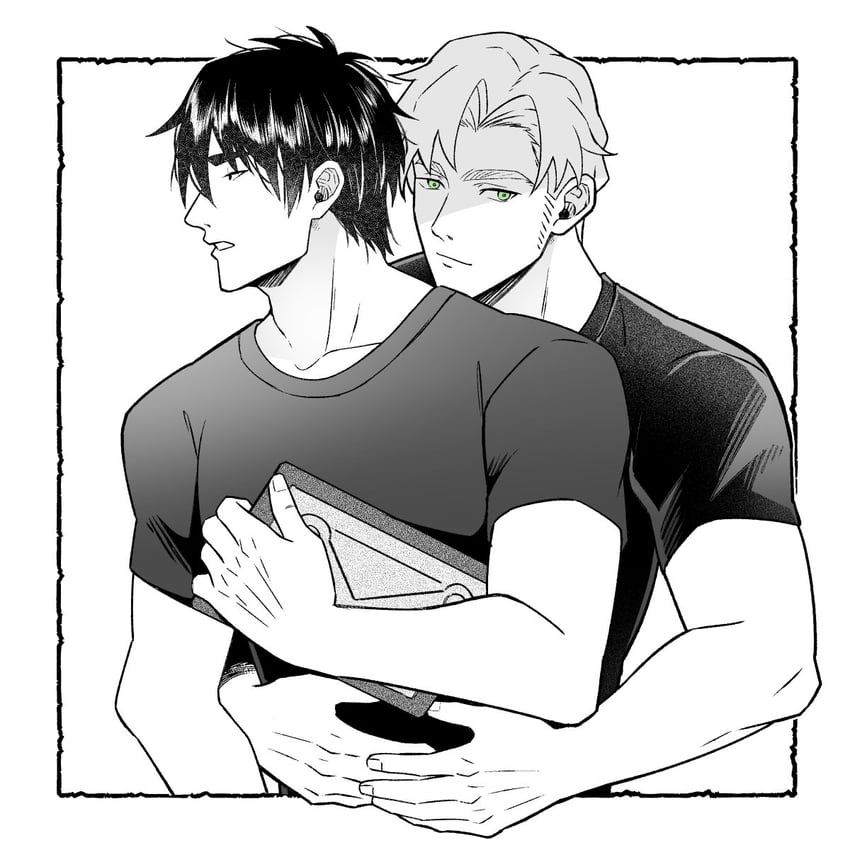 ao isami and lewis smith (yuuki bakuhatsu bang bravern) drawn by haruri_fbje