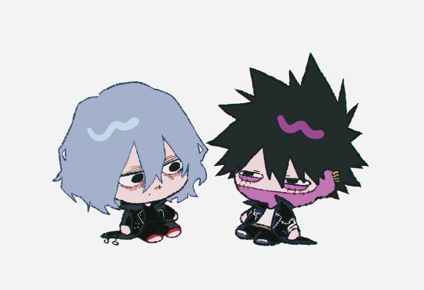 dabi and shigaraki tomura (boku no hero academia) drawn by ametaro_(ixxxzu)