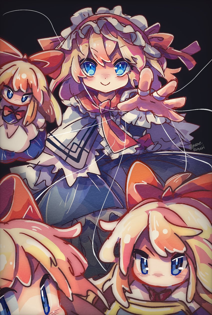 alice margatroid and shanghai doll (touhou) drawn by mame_komari