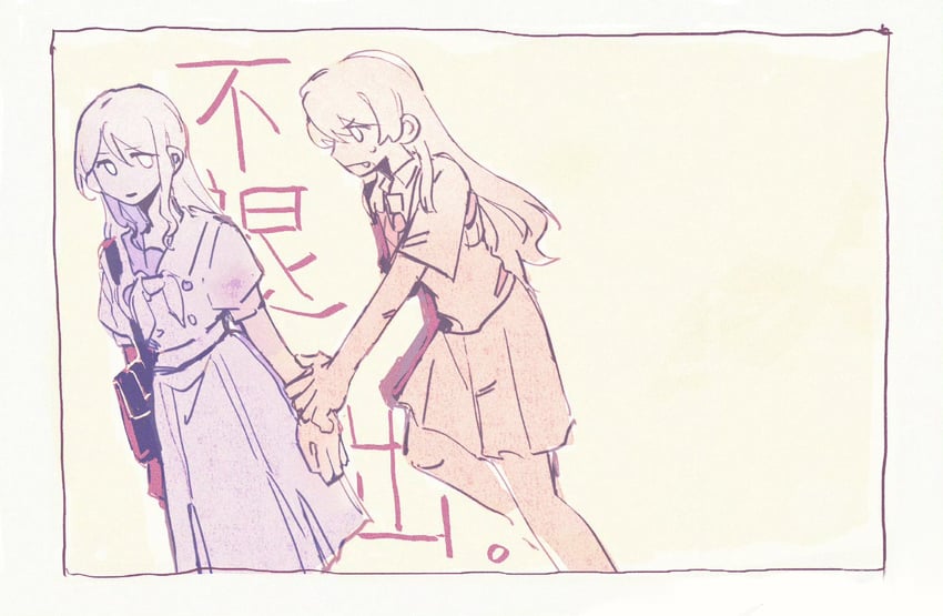 chihaya anon and nagasaki soyo (bang dream! and 1 more) drawn by b_cat610