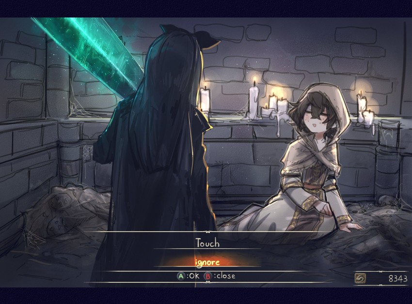 sophie, ashen one, erika, and irina of carim (original and 2 more) drawn by popopoka