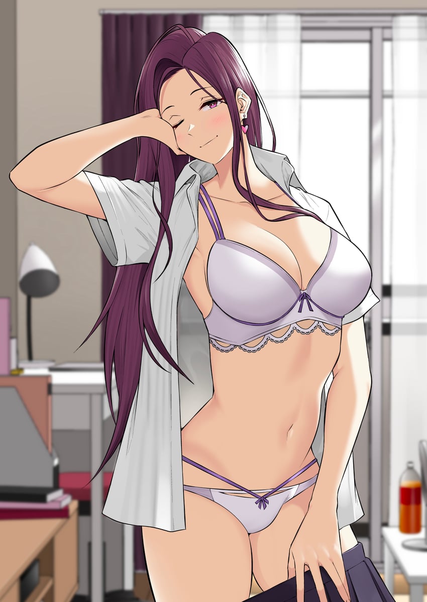 sasaki yukina (imaizumin-chi wa douyara gal no tamariba ni natteru rashii) drawn by nori_gorou