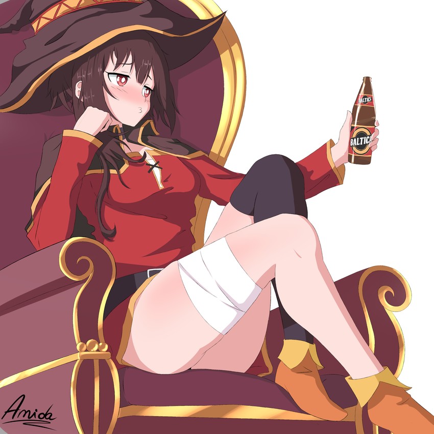megumin (kono subarashii sekai ni shukufuku wo!) drawn by amidasketchbook