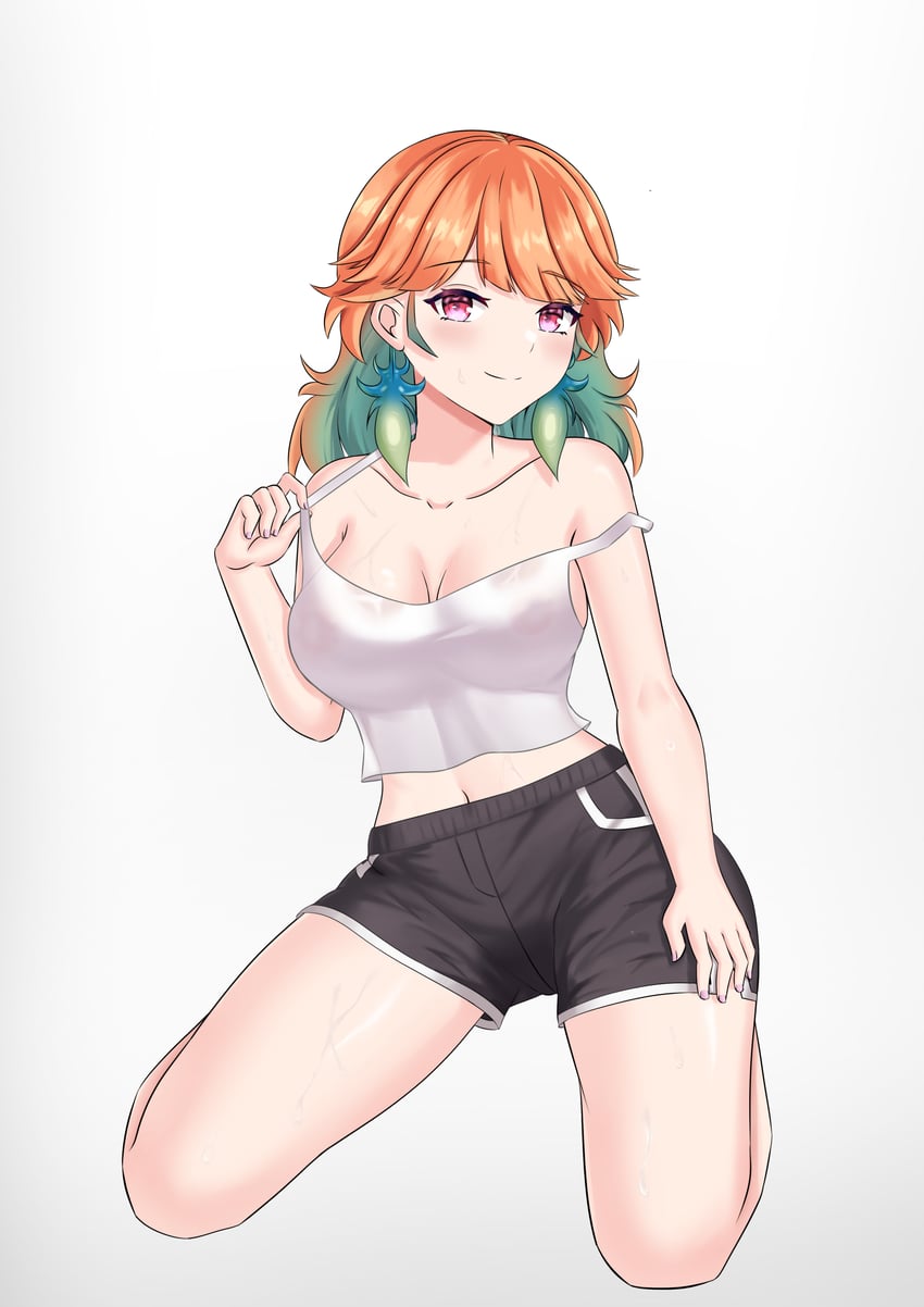 takanashi kiara (hololive and 1 more) drawn by azurecruiser