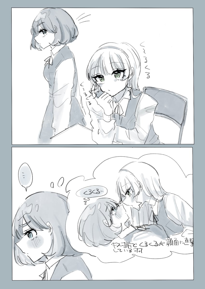 heanna sumire and tang keke (love live! and 1 more) drawn by nyako_(2446_ny)