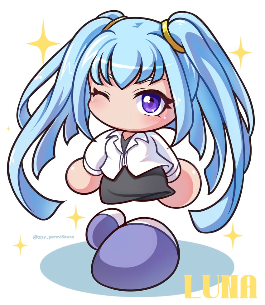 izayoi runa (jikkyou powerful pro yakyuu) drawn by parmesan_(zan_parmesanne)