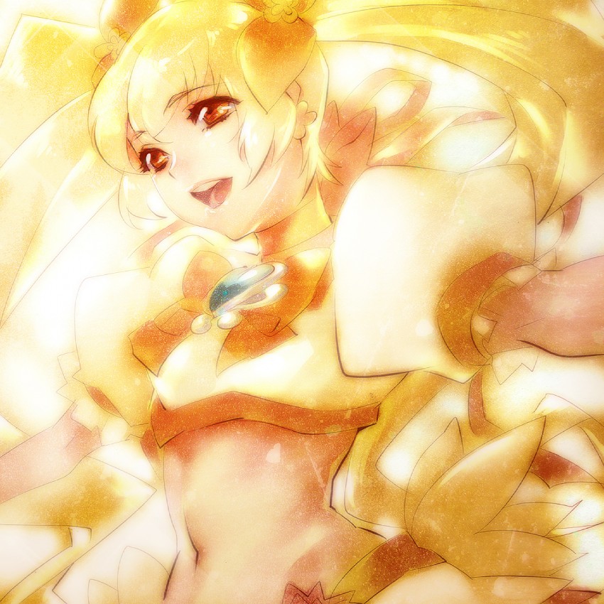 myoudouin itsuki and cure sunshine (precure and 1 more) drawn by tamachi_kuwa