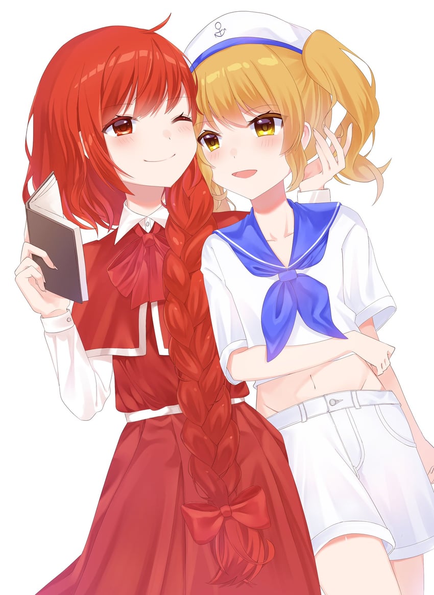 okazaki yumemi and kitashirakawa chiyuri (touhou) drawn by milll_77