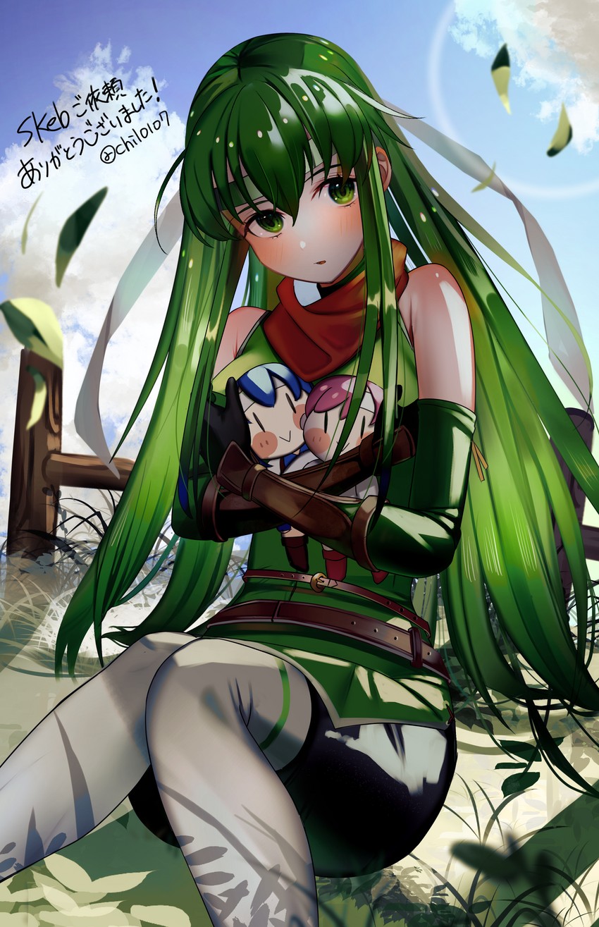 palla, catria, and est (fire emblem and 2 more) drawn by chil0107
