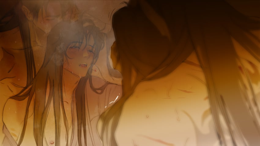 shen zechuan and xiao chiye (qiang jin jiu) drawn by xybother