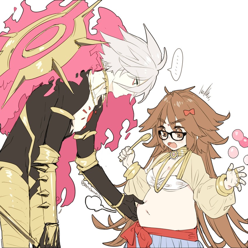 karna, jinako carigiri, and ganesha (fate and 1 more) drawn by 88_(einnimnech)