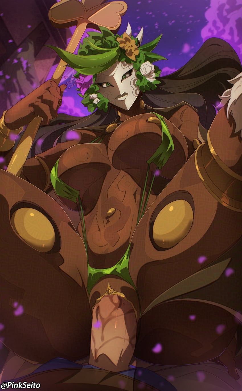 danu (shin megami tensei and 1 more) drawn by orphen_(pink_seito)