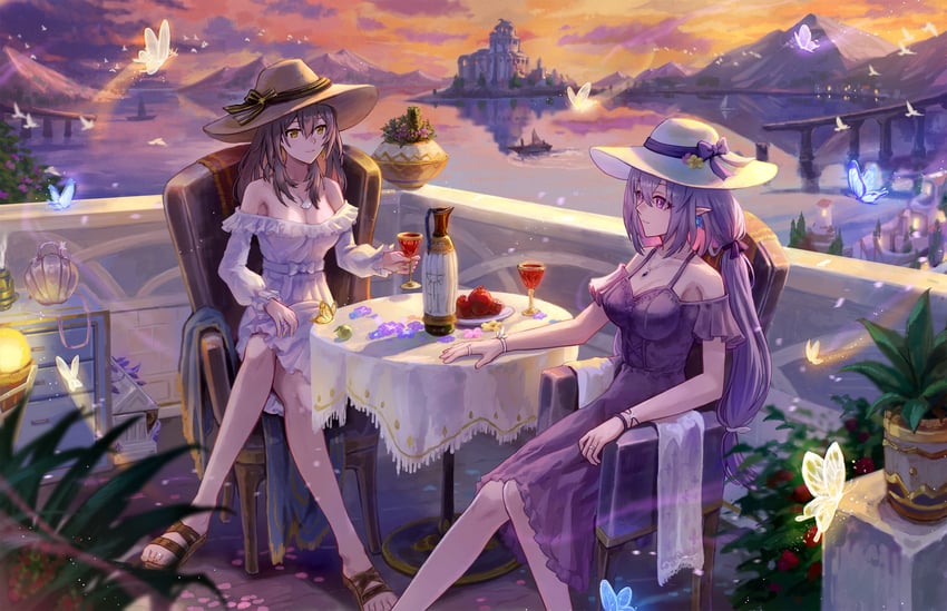 trailblazer, stelle, and castorice (honkai and 1 more) drawn by isome