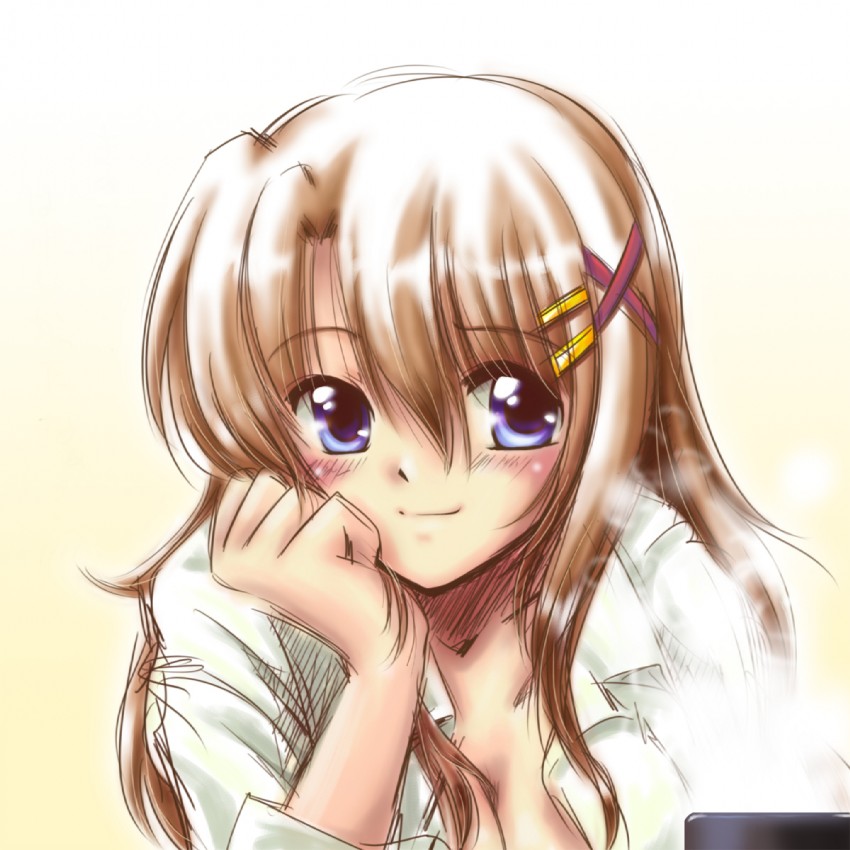 yagami hayate (lyrical nanoha and 1 more) drawn by san-pon