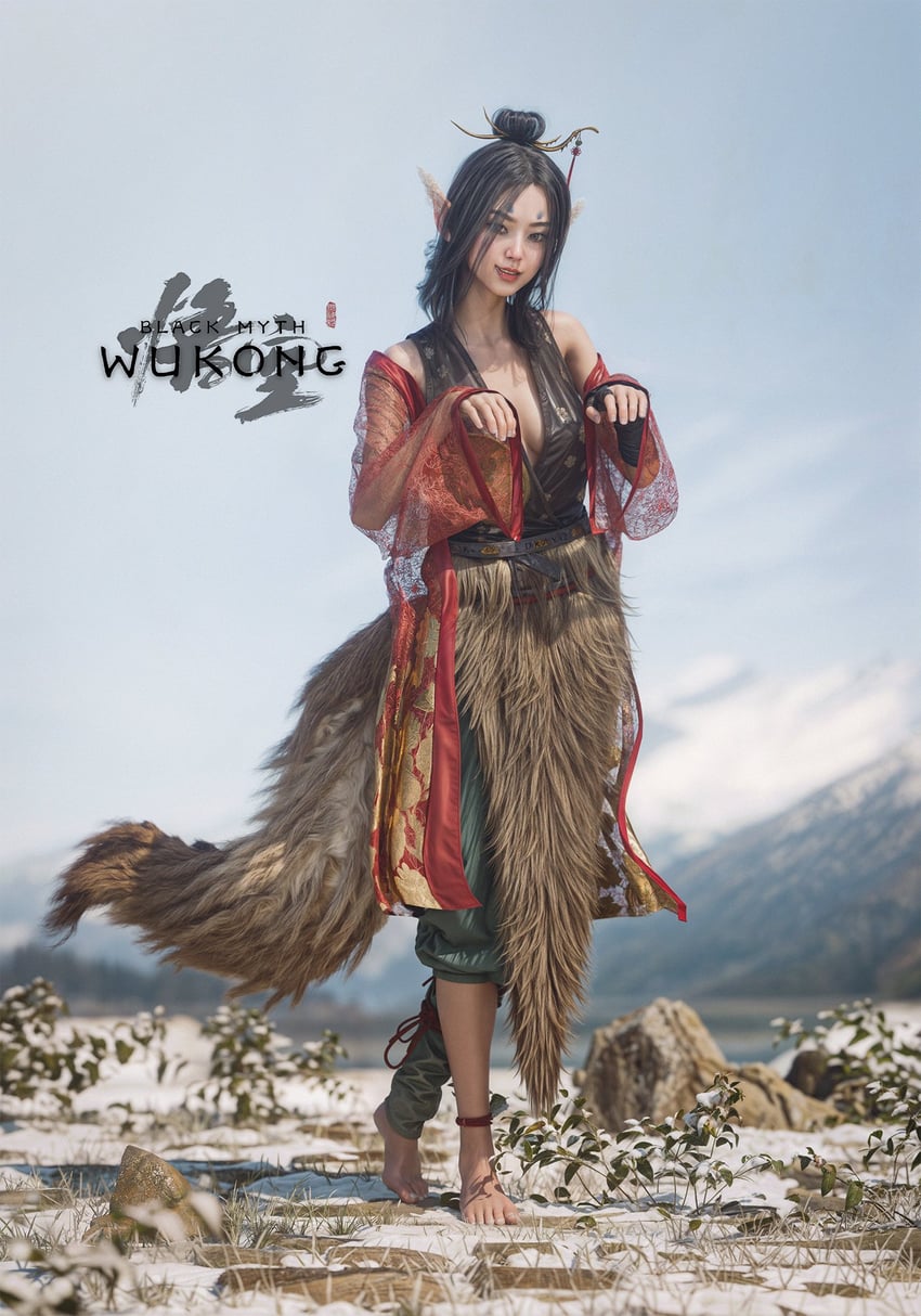 pingping (black myth: wukong) drawn by drayqin