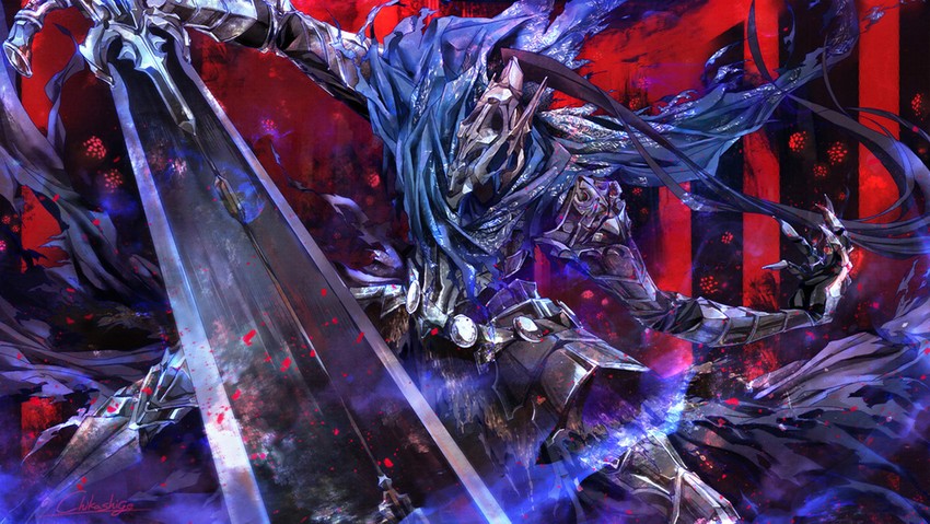 artorias the abysswalker (dark souls and 1 more) drawn by chikashige