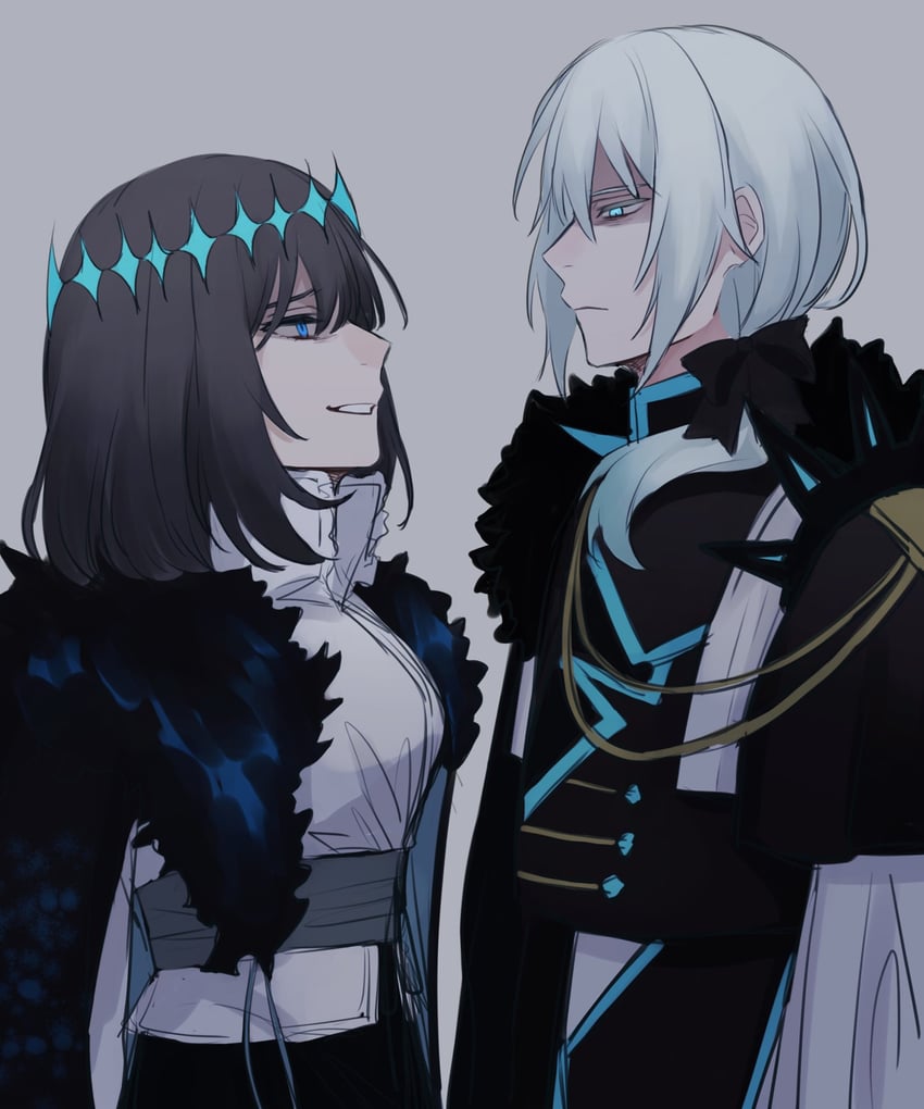 morgan le fay and oberon (fate and 1 more) drawn by sumi_(gfgf_045)