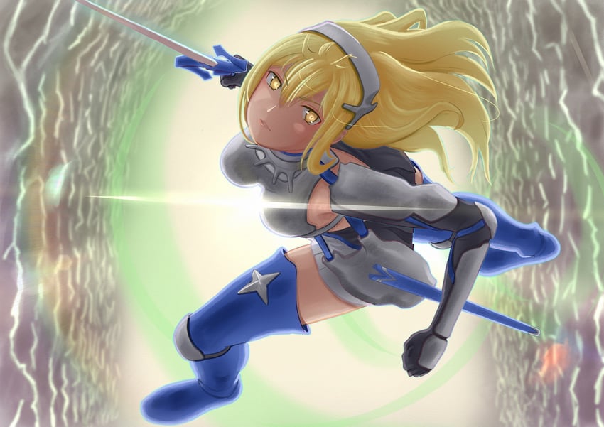 aiz wallenstein (dungeon ni deai wo motomeru no wa machigatteiru darou ka) drawn by bkni_11