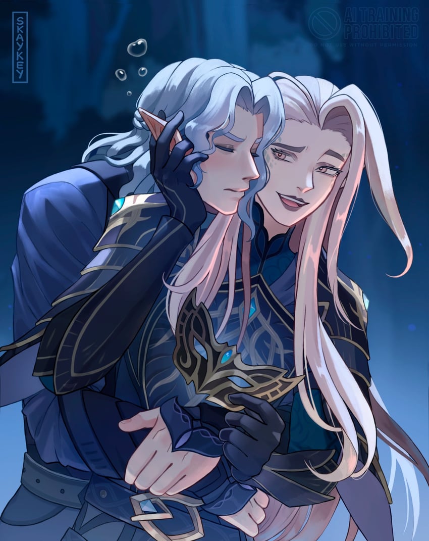 ravion and indris (afk and 1 more) drawn by sora_skaykey