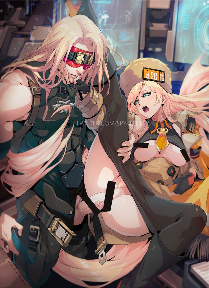 millia rage and zato-1 (guilty gear and 1 more) drawn by spykeee